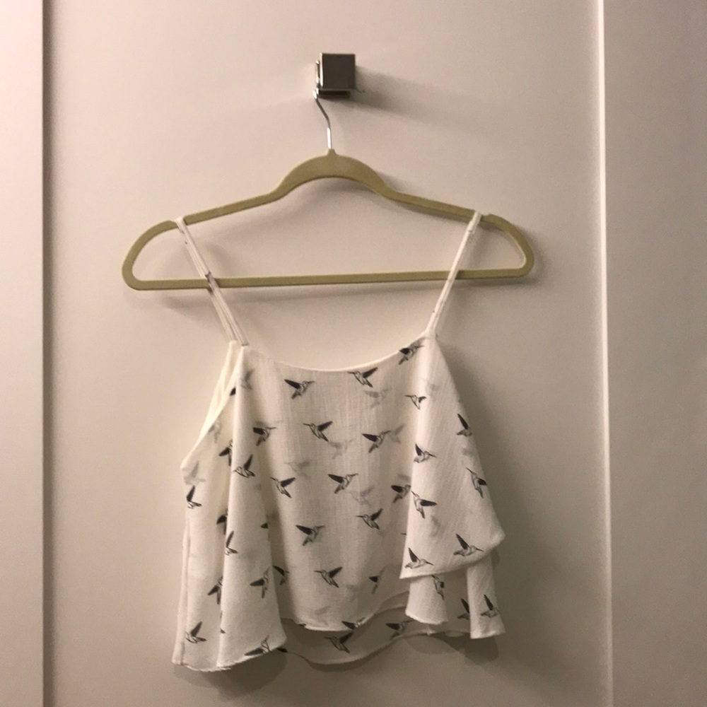 Flouncy crop top